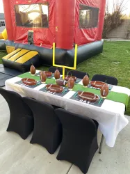 Kids Customized Table Setting - Sports Theme