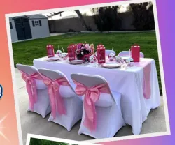 Kids Customized Table Setting - Barbie Theme